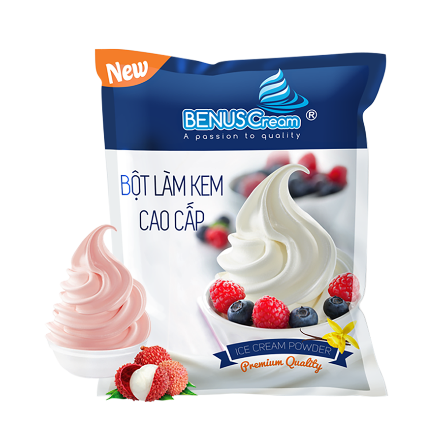 Bột làm kem Vải