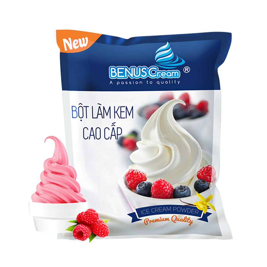 Bột làm kem Phúc bồn tử