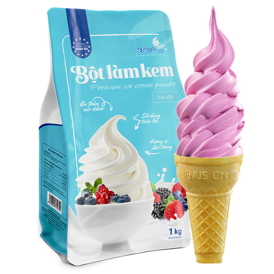 Bột làm kem Lavender