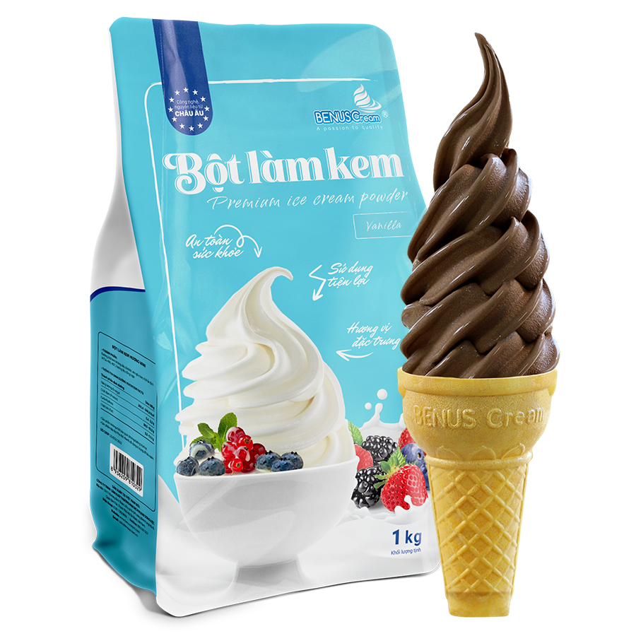 Bột làm kem Socola