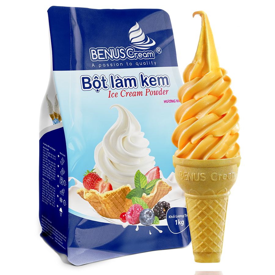Bột làm kem Cam