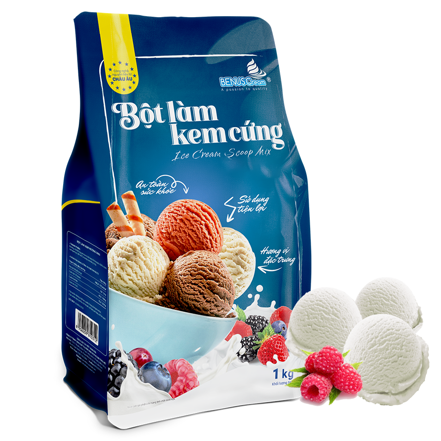 Bột làm kem cứng Sữa chua