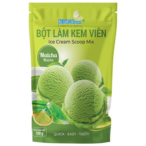 Bột làm kem viên Matcha