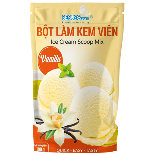 Bột làm kem viên Vani