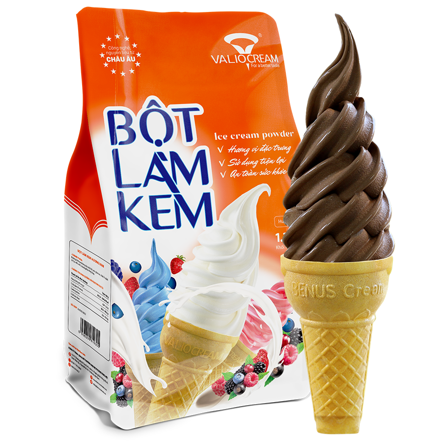 Bột làm kem Socola