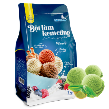 Bột làm kem cứng Matcha