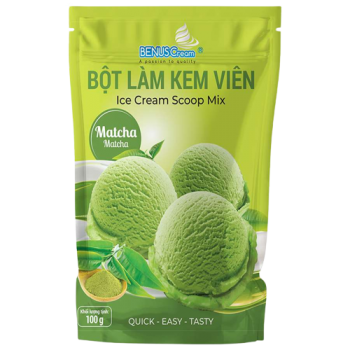 Bột làm kem viên Matcha